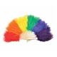 Rainbow Feather Fan